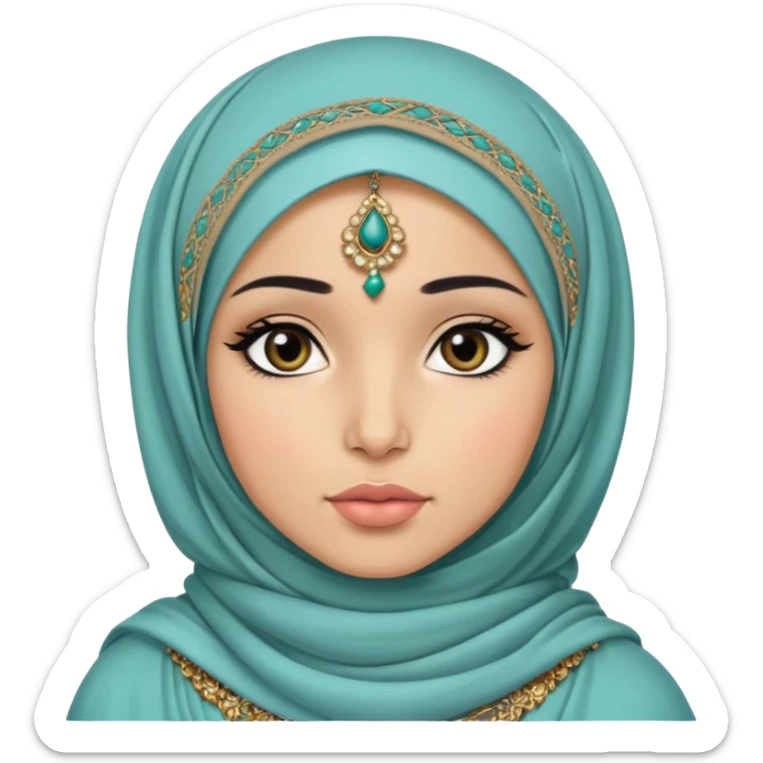 Afghan, pretty lips, afghan clothes, light skin, hijab, afghan jewelry pretty bratz baddie, black eyeliner sticker
