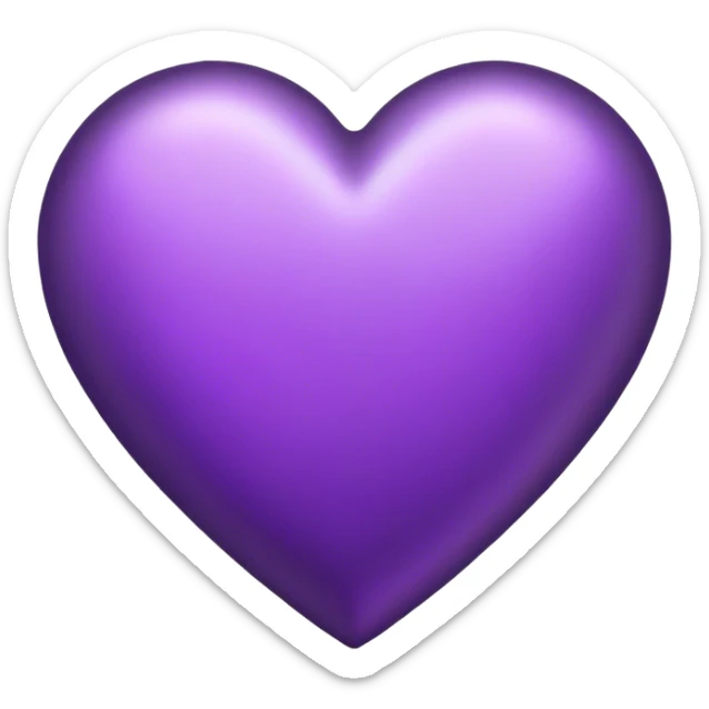 Purple heart  sticker