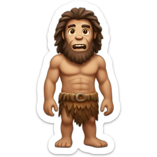 caveman sticker