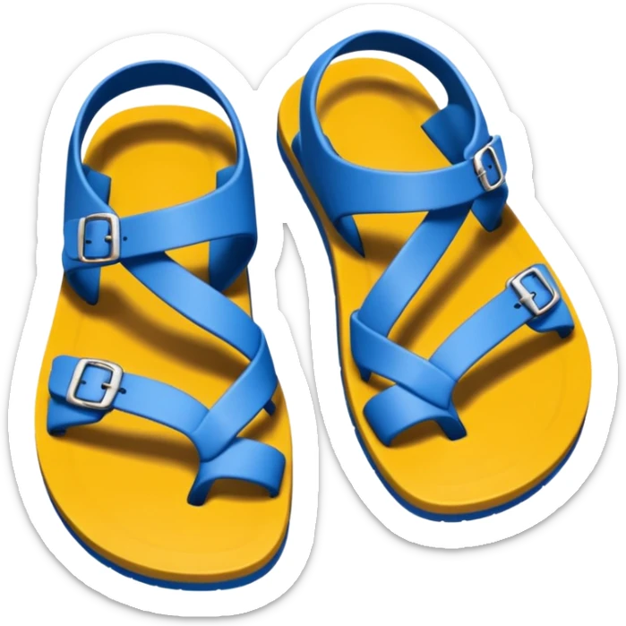 Gambar sandal kanan yang merupakan pasangan dari emoji 🩴.
Bentuk dan warna sama persis seperti sandal kiri pada emoji, tetapi posisinya harus berlawanan arah (menghadap ke kanan).
Gaya minimalis, latar belakang polos putih, tampak dari atas (top view), pencahayaan lembut agar detail terlihat jelas. sticker