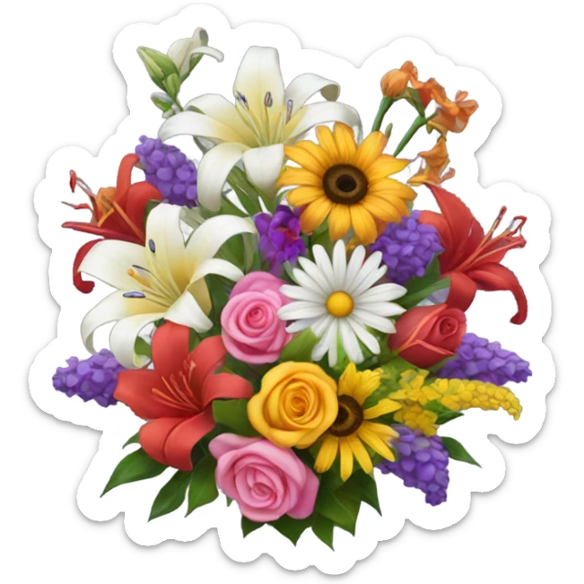 bouquet  sticker