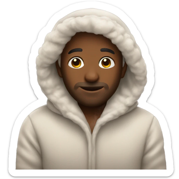 Cozy emoji sticker