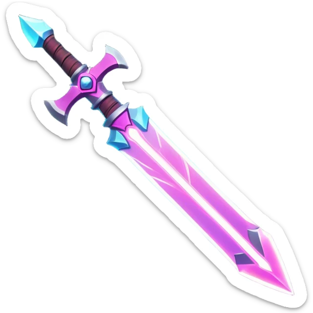 Clash of Clans aesthetic: Cinematic heroic Star Wars light sabre Emoji, rendered in a 3D vector-style similar to standard emojis with minimal shading and bold, simplified shapes. A compact, vibrant energy blade with a neon-hued, glowing edge . Stylized with a touch of interstellar elegance and a soft glowing outline, capturing the essence of a legendary energy blade with a friendly, playful manner! sticker