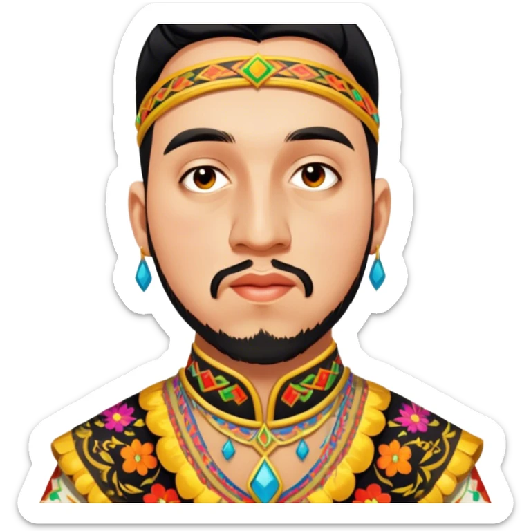 Folkloric Dancer sticker