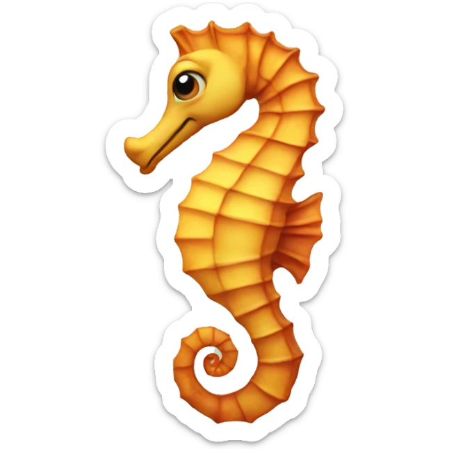Seahorse sticker
