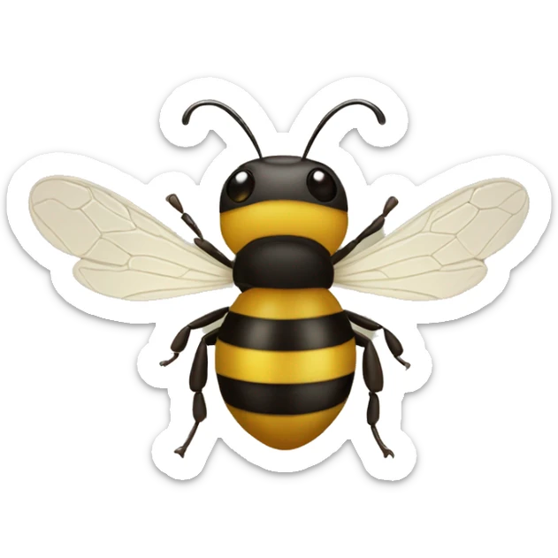 Bee sticker