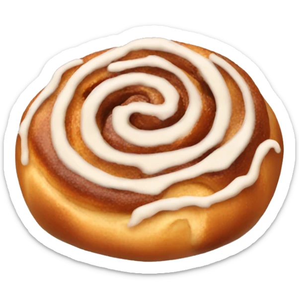 cinnamon roll  sticker