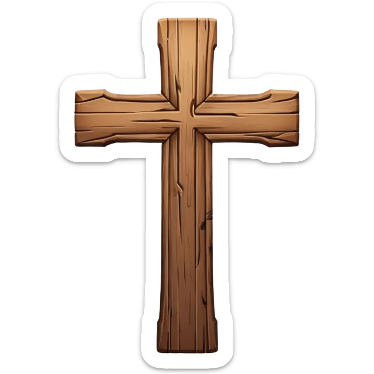 Cross sticker