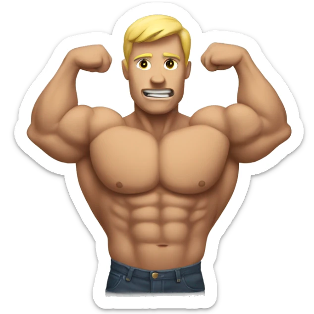 Muscle sticker