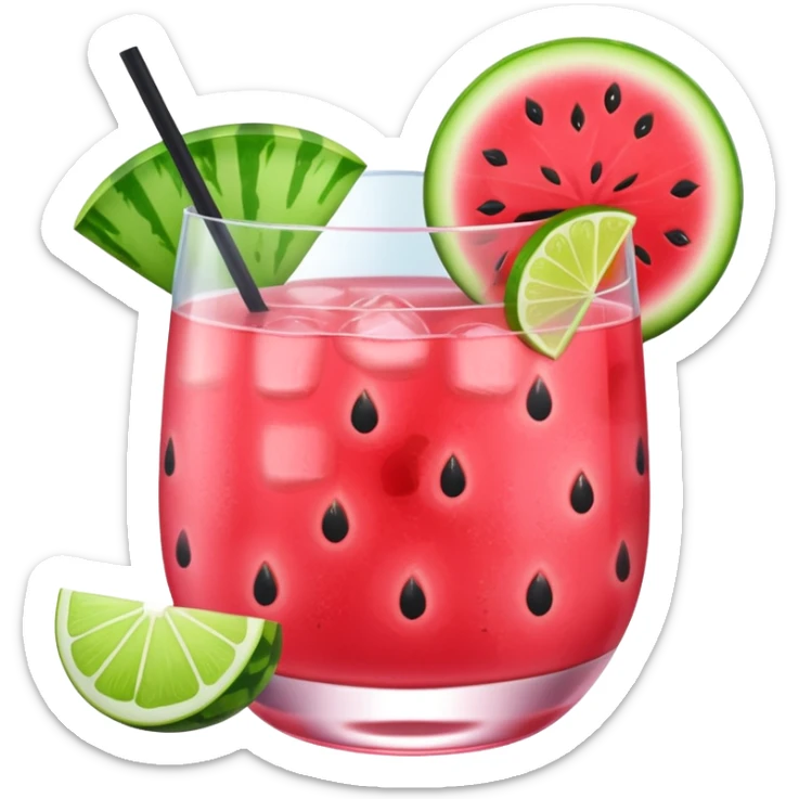 Watermelon Cocktail sticker