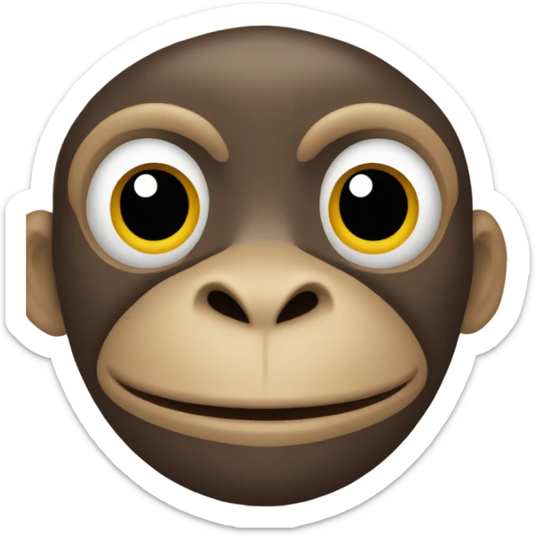 Monkey sticker