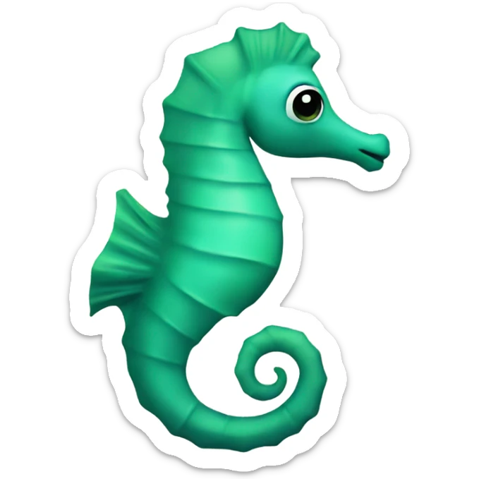 Seahorse sticker