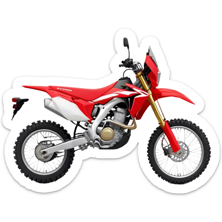 Honda CRF (Dirtbike) - Honda CRF250R (Model Year: 2022) (Iconic colour: Red) sticker