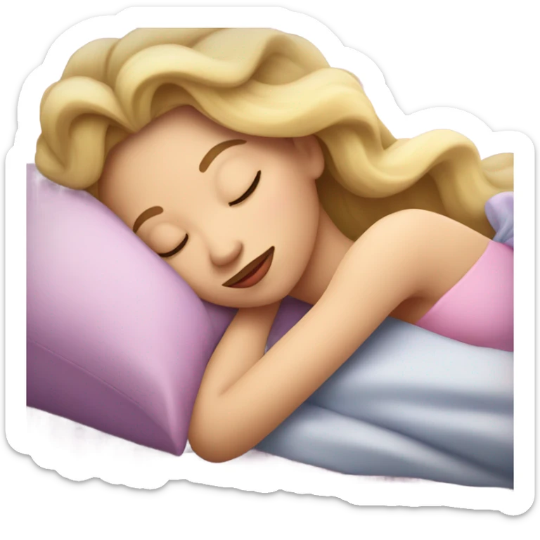 Sleeping beauty sticker