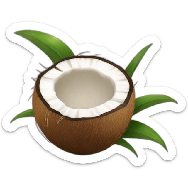 coconut sticker