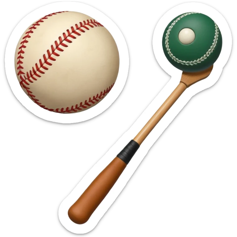 Hurley and sliotar as in what's used for the Irish sport  sticker