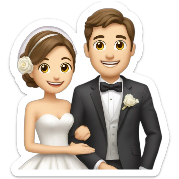 Congratulations to you and your family on the upcoming ceremony.Thanks for the beautiful wedding invitation and wish you all the best now and in the future. sticker