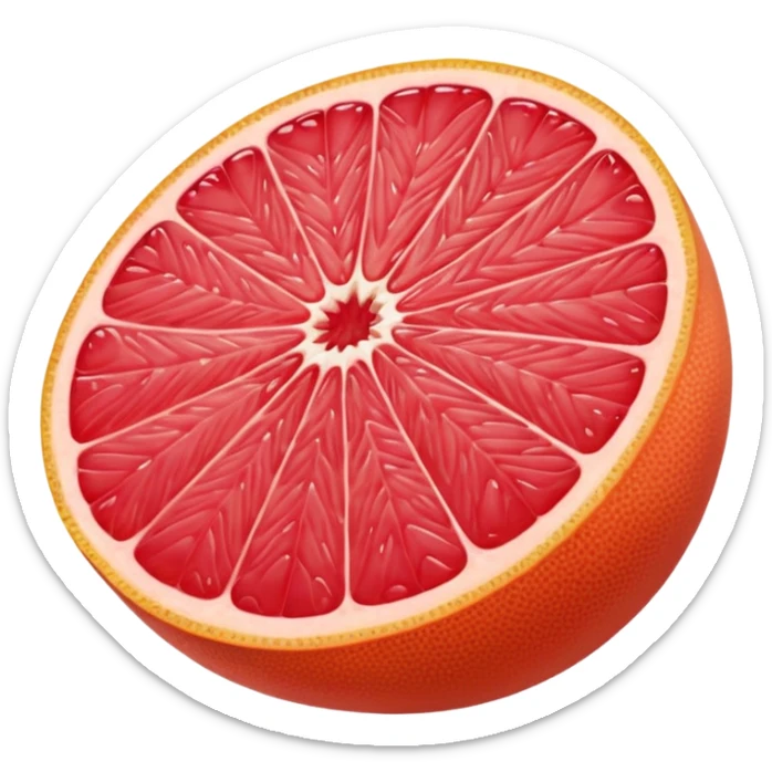 grapefruit sticker
