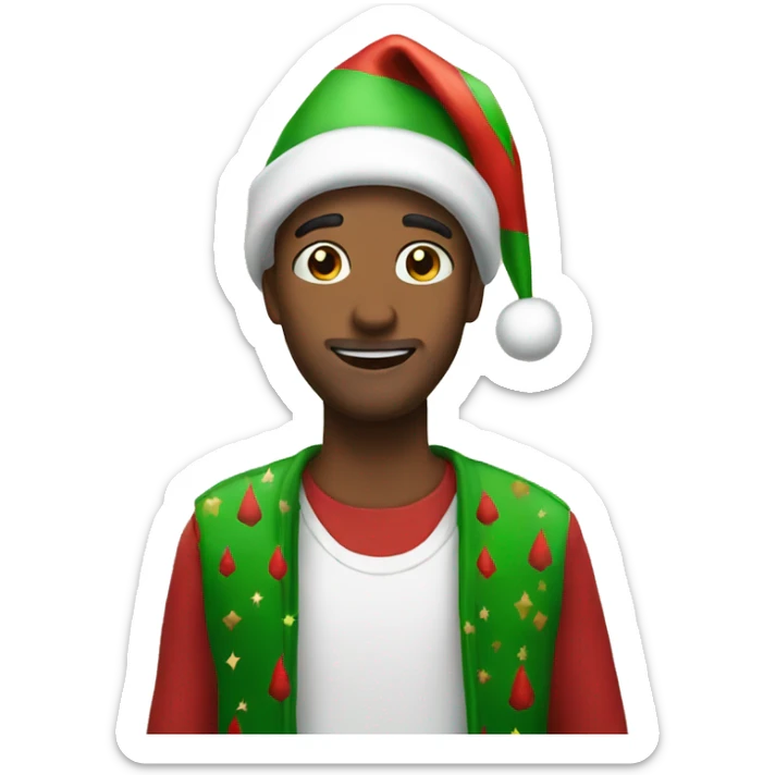 Christmas sticker