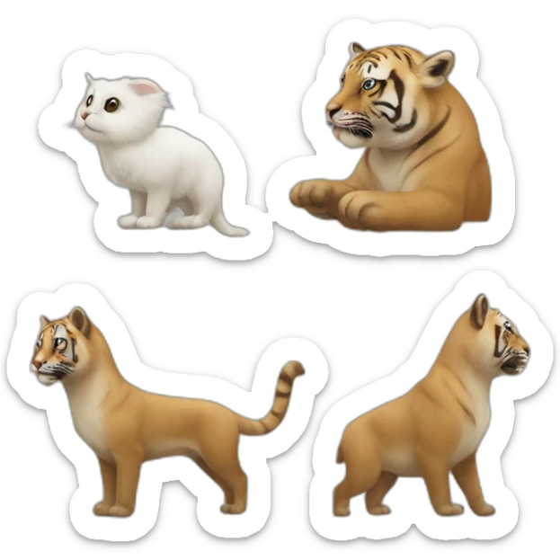 Un animal qui fait un doigt d’honneur  sticker