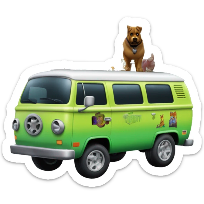 Tonka Toys Darth Vader’s and Scooby Doo’s, Velma, Shaggy, Daphne, and Fred’s mystery machine ghost hunters van sticker