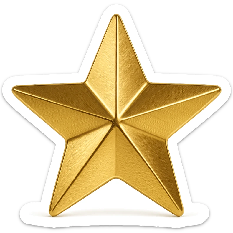 premium symbol, gold, star, minimal, icon sticker