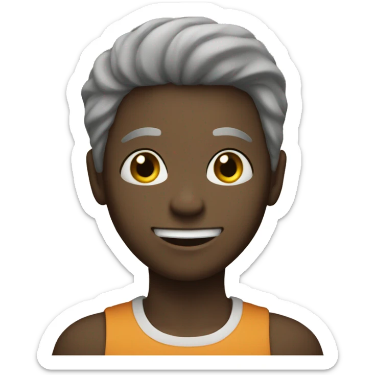 Healthy person sticker