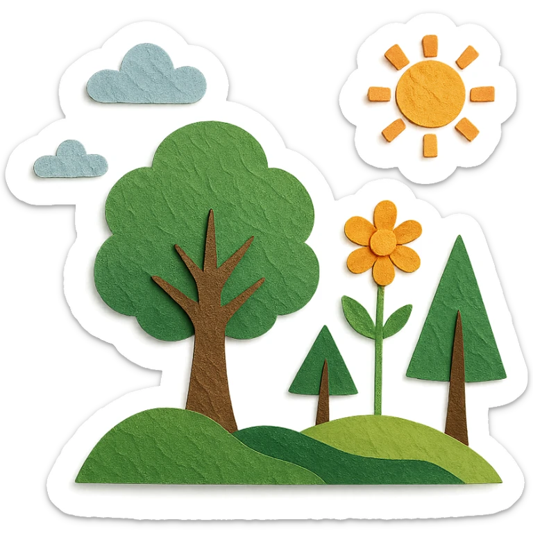 Nature sticker