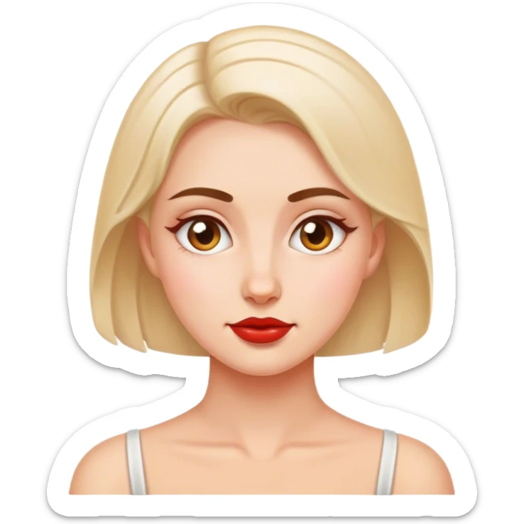 polish woman sticker