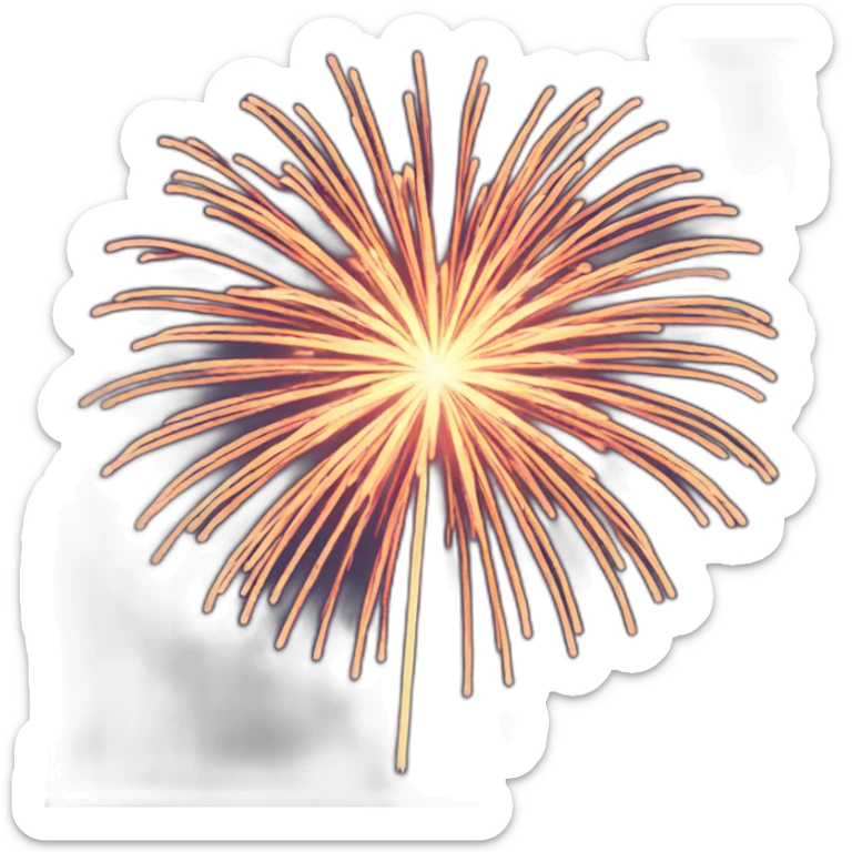 Fireworks sticker