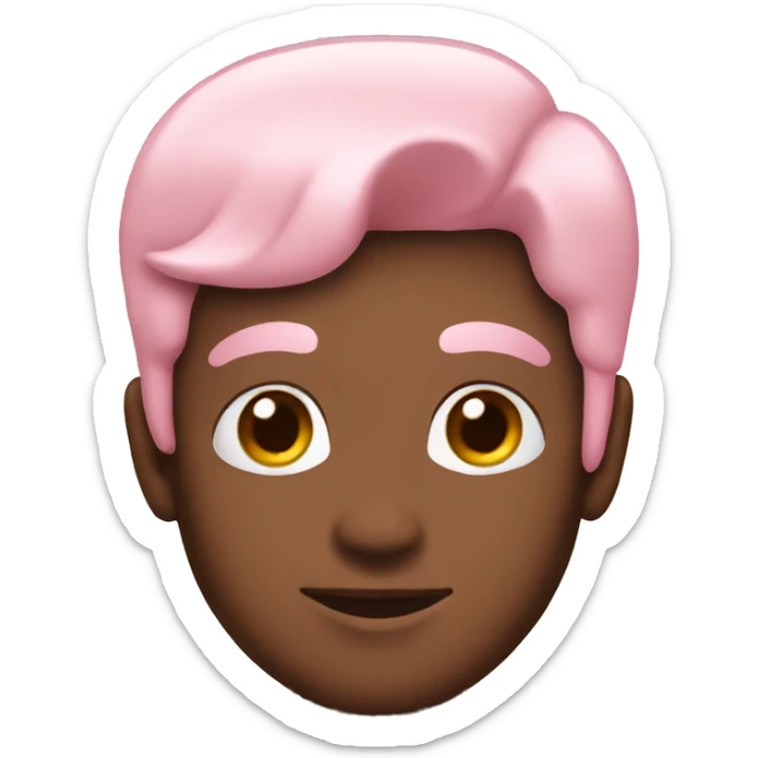 present light pink sticker