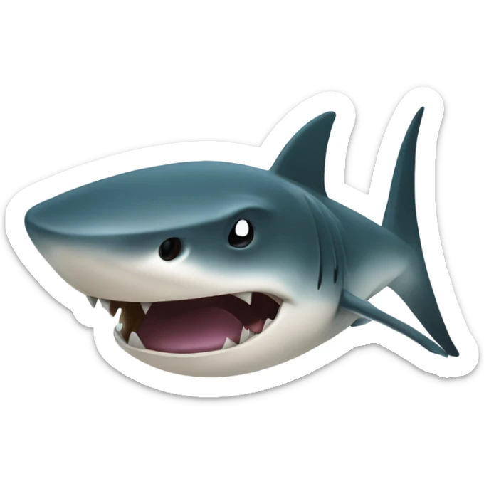Tiburón con gafas sticker