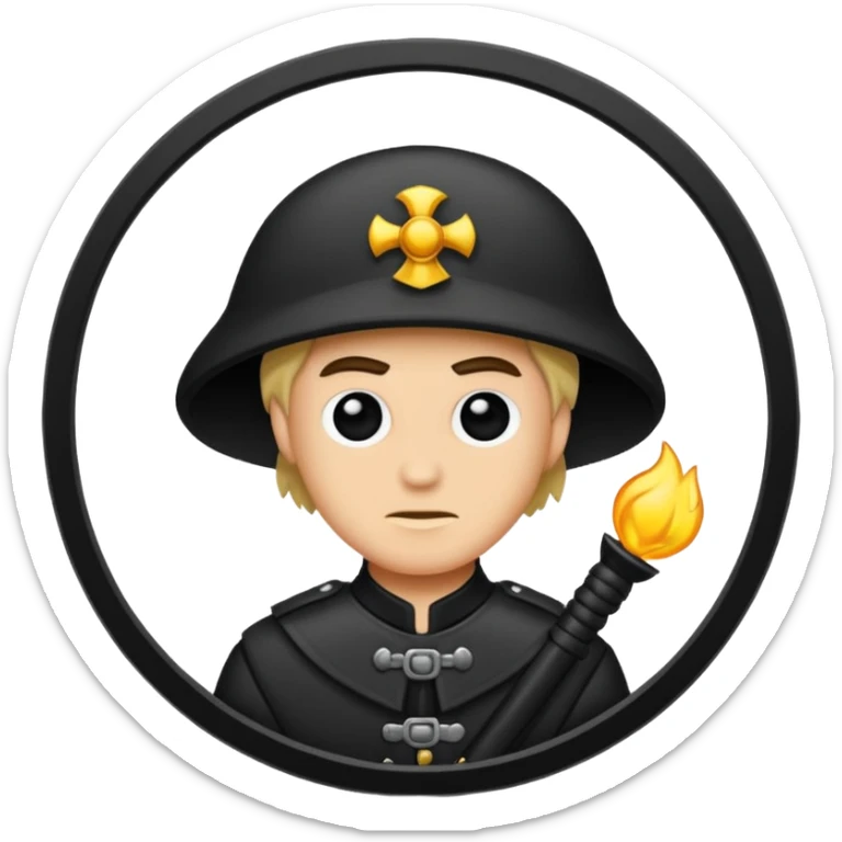 Hutler seige hail sticker