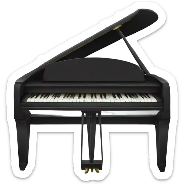 Piano  sticker