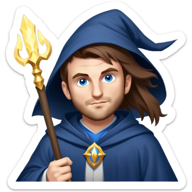 Stormcaller Wizard sticker