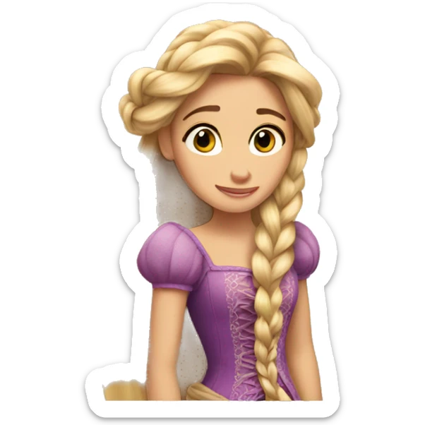 Rapunzel sticker
