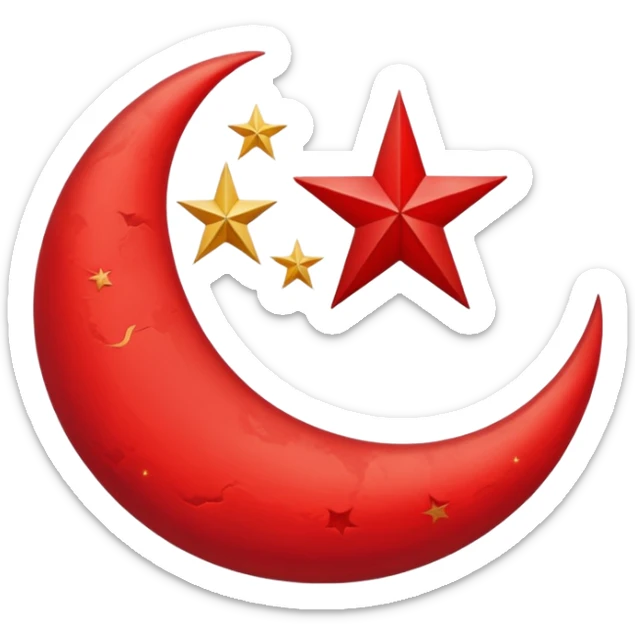 Doğu Türkistan Bayrağı sticker