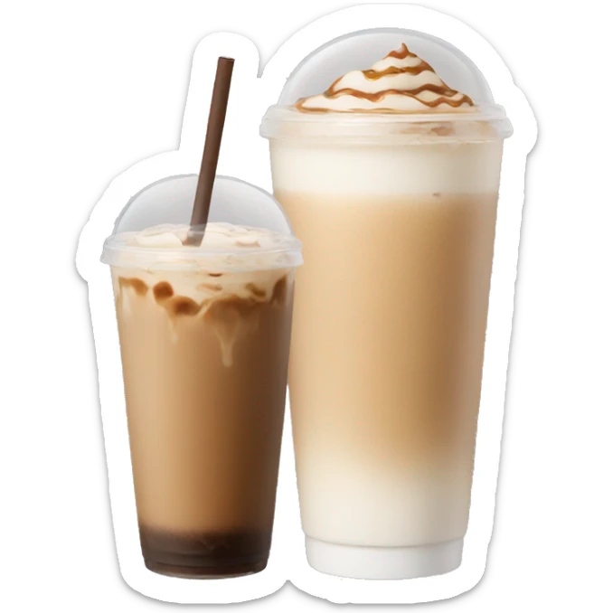 Iced latte sticker