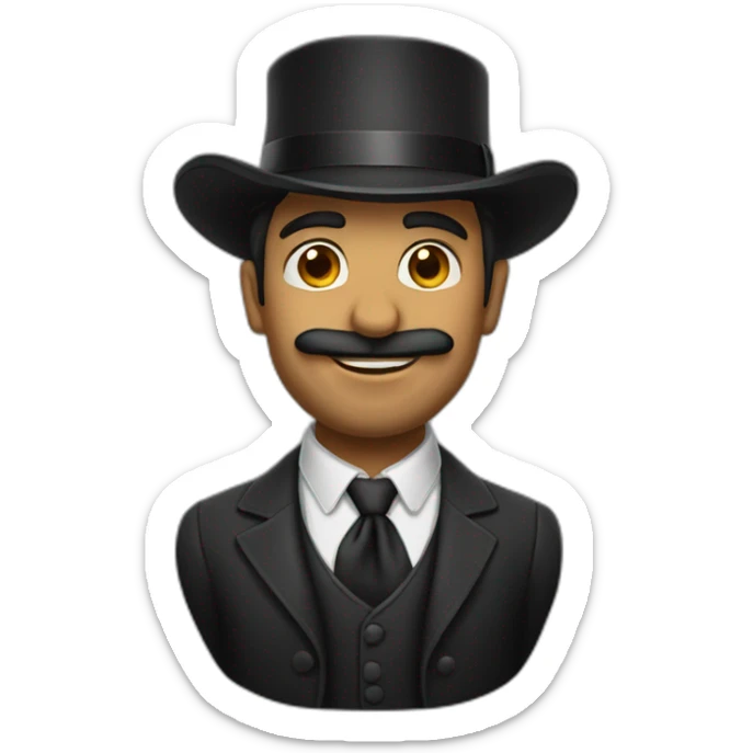 Gentleman hispano sticker