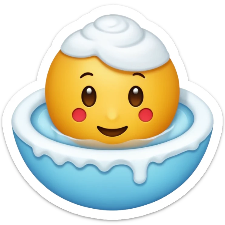 Emoji de la verificacion con color celeste chillante en la forma redonda y la palomita blanca en el centro sticker