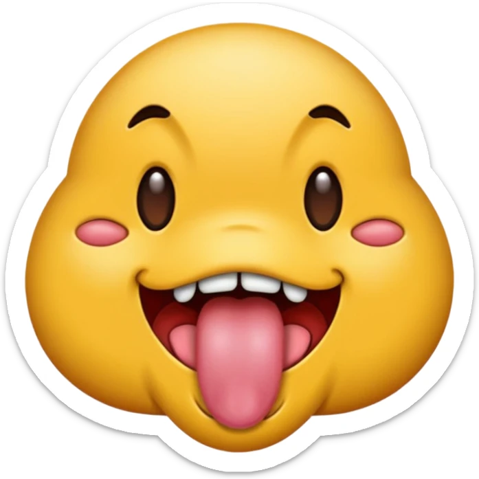 Tung Tung, Tongue sticker