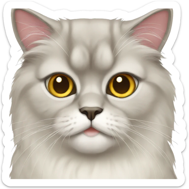 persian cat sticker