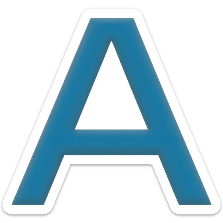 Greek Alphabet sticker