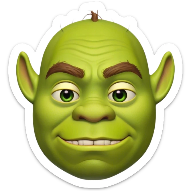Shrek. Ayo, pee pee poo poo check. PEE PEE POO POO OO OOOOOHHHH PEE PEE POO POO sticker