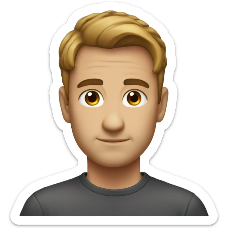 My friend has pointed someone out, and I need to look at them discreetly. My eyes are turning, and I’m slowly moving my head. sticker