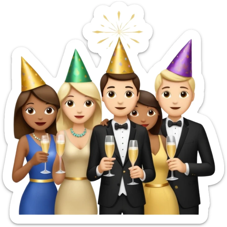 By celebrating festivals and fairs, we learn to share, help, and enjoy with family and friends sticker