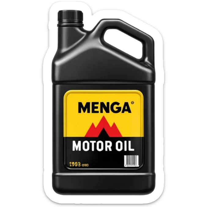 Menga mator moylari uchun idea ber winiron oil industry mahsulotlari sticker