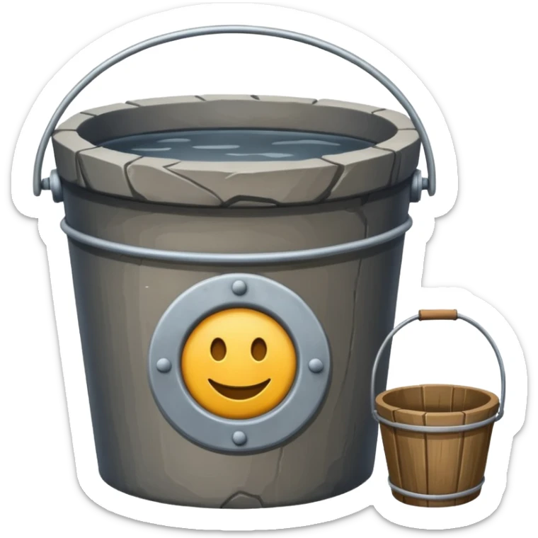 i want a cute well emoji no well as in like water well sticker