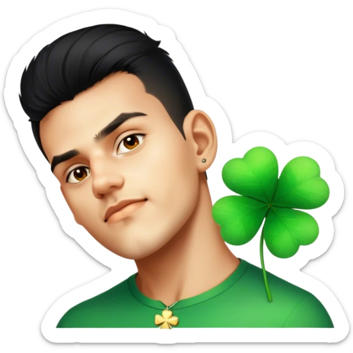 Clover Charm sticker