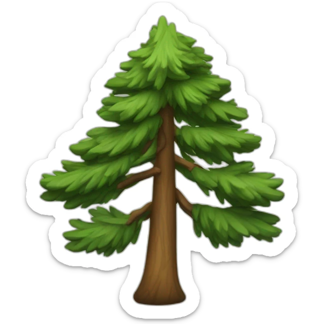 pine - tree sticker